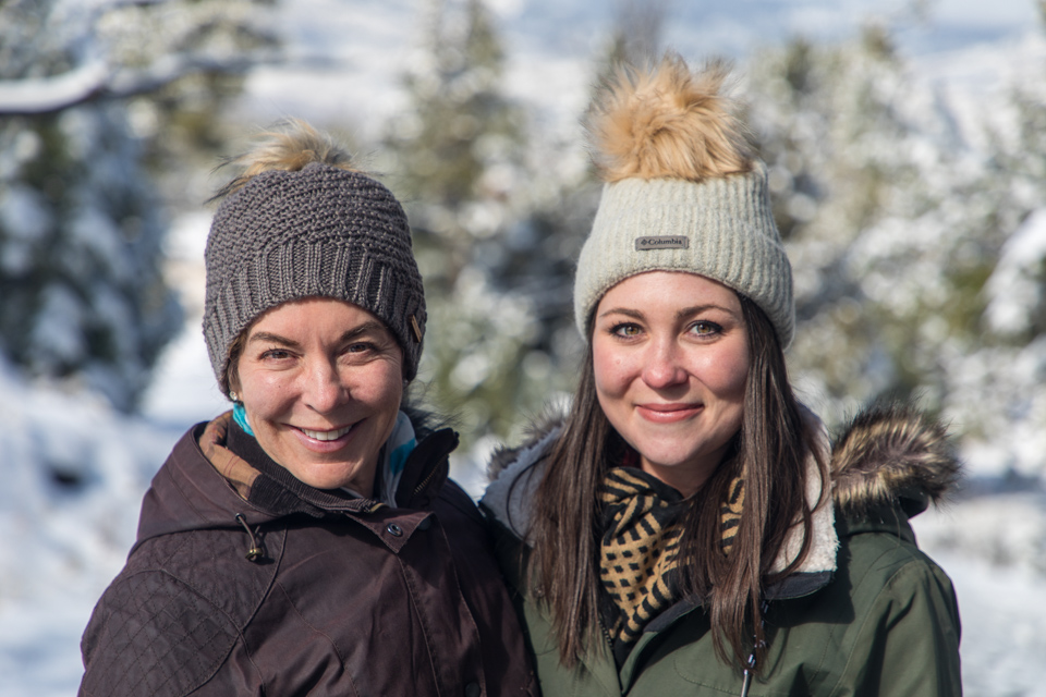 Mother and Daughter in Yellowstone National Park, Wyoming