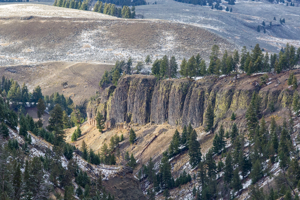Wyoming Hills in Yellowstone National Park, Wyoming