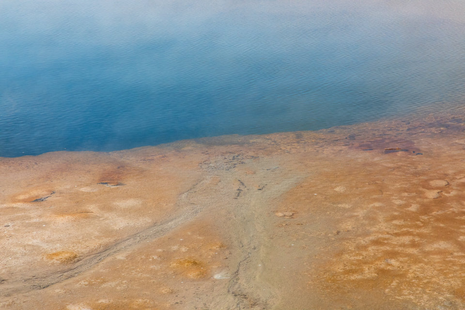 Colored Pool in Yellowstone National Park, Wyoming