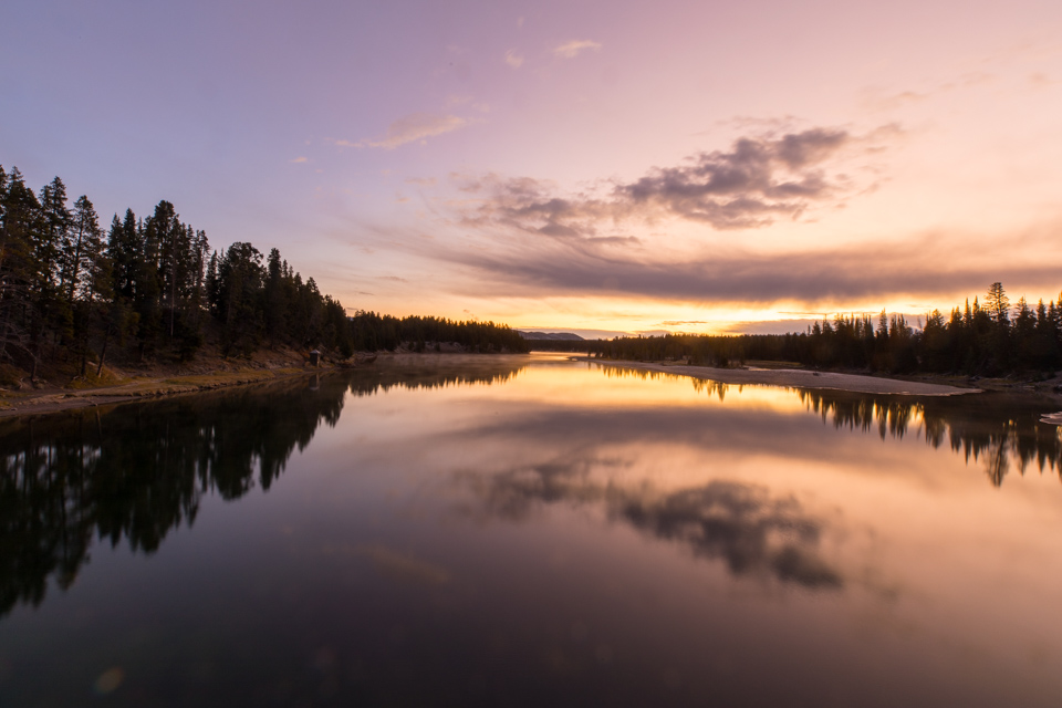 Yellowstone Morning in Yellowstone National Park, Wyoming