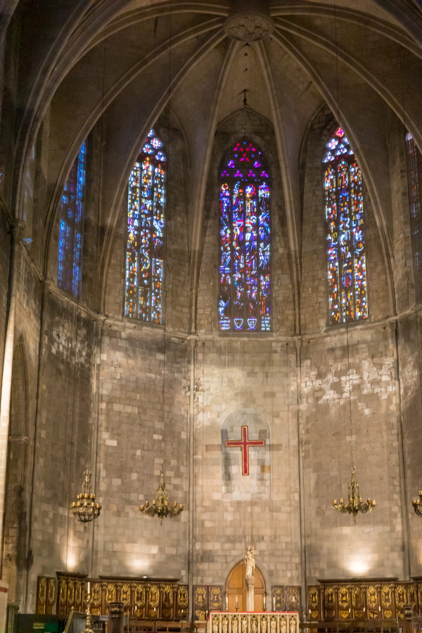 Santa Maria del Pi in Barcelona, Spain