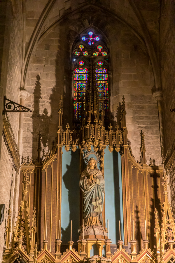 Mary in Barcelona, Spain