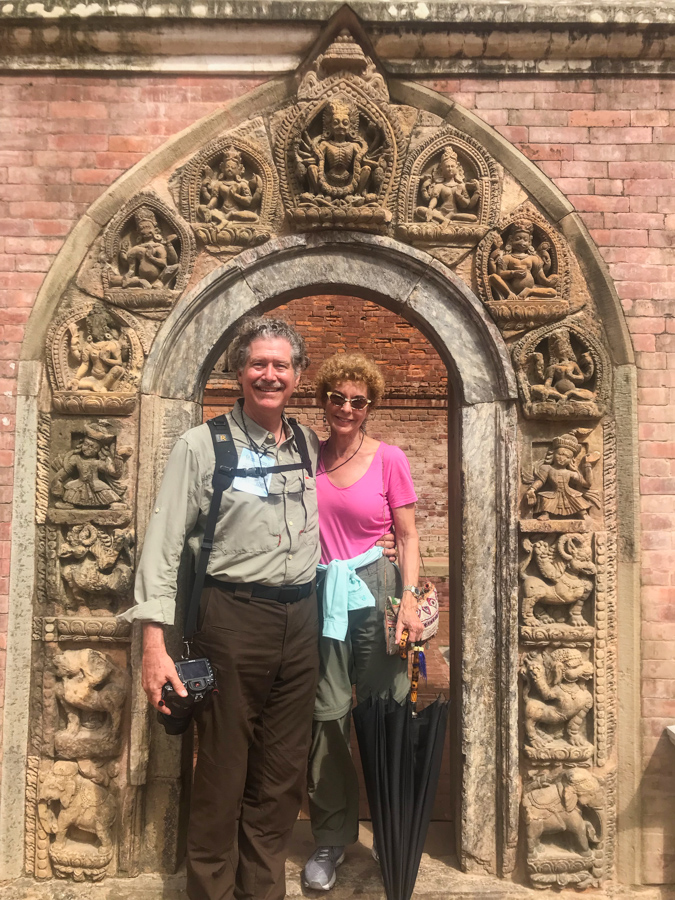 Under the Arch in Kathmandu, Nepal
