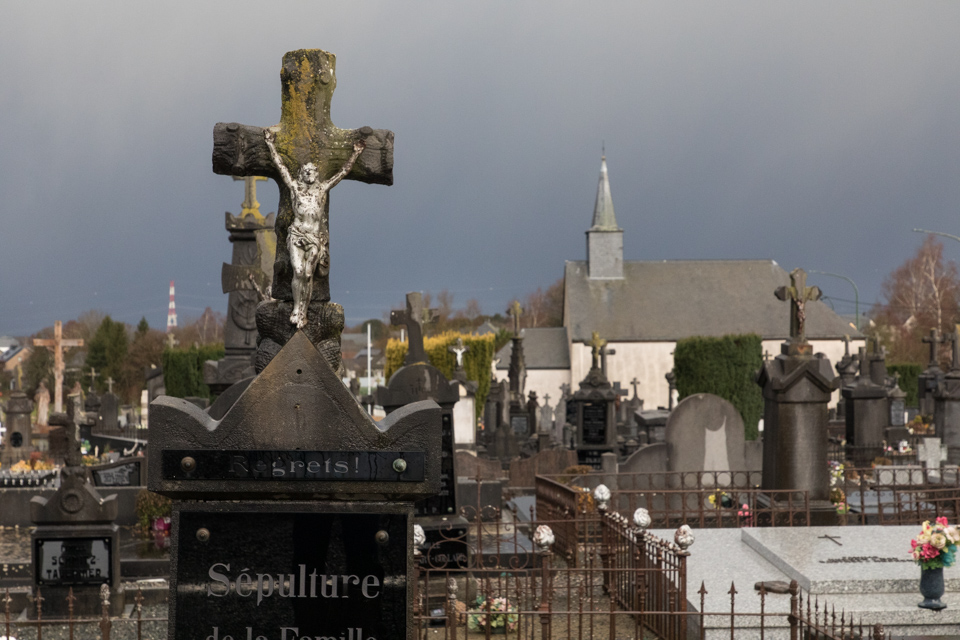 Bastogne Cemetery in Bastogne, Belgium