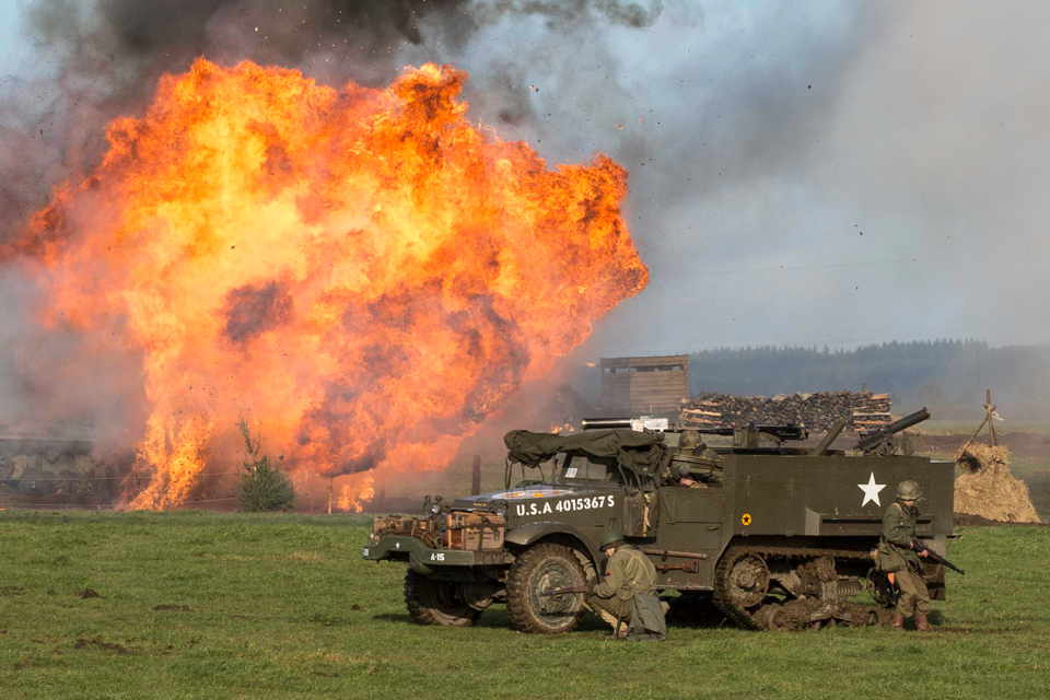Artillery  in Bastogne, Belgium