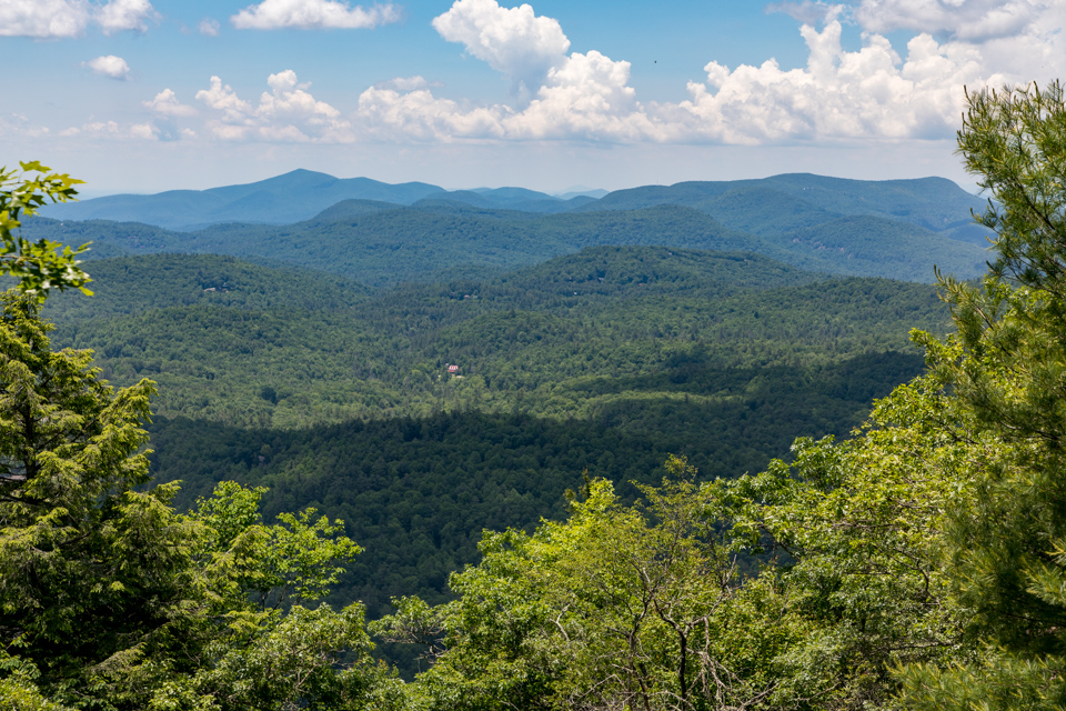 Shortoff Mountain in Highlands, North Carolina