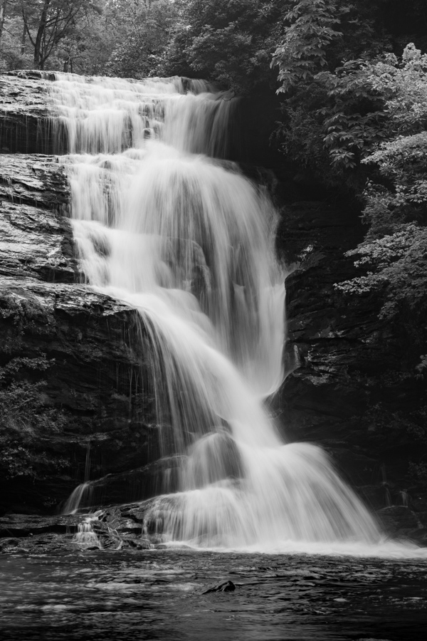 Secret Falls  in Highlands, North Carolina