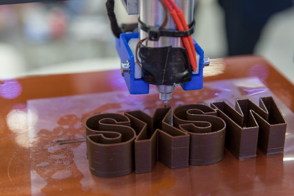 Printing with Chocolate in Austin, Texas