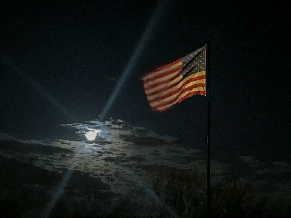 Full Moon Flag in Phoenix, Arizona