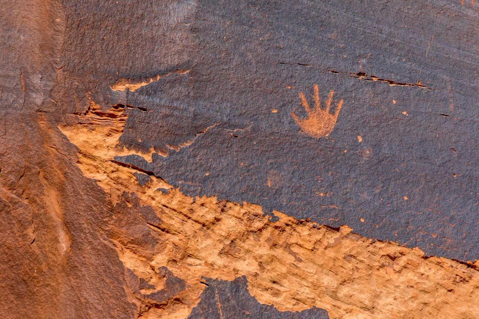 Ancient Hand in Moab, Utah