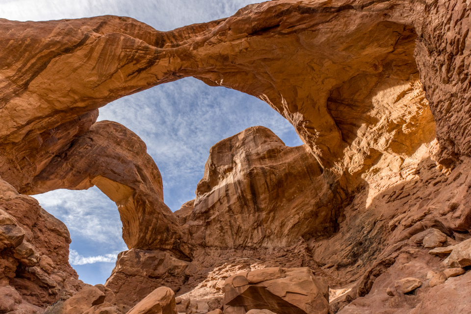 Double Arch in Moab, Utah