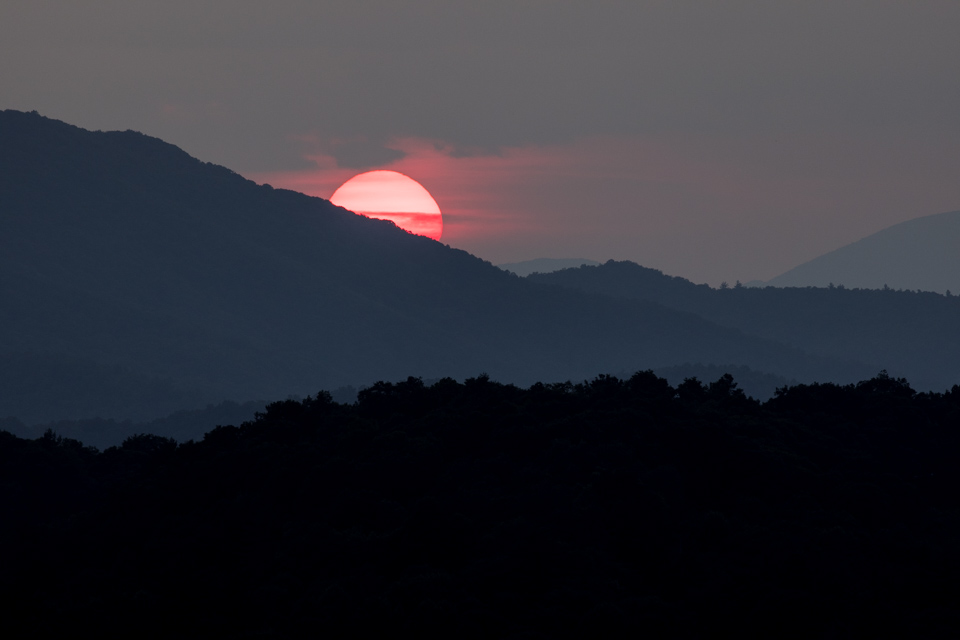 Last Sun in Highlands, North Carolina