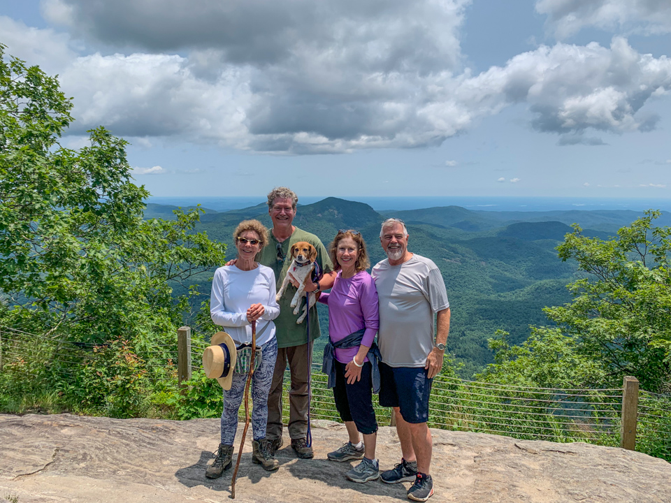 On Whiteside in Highlands, North Carolina