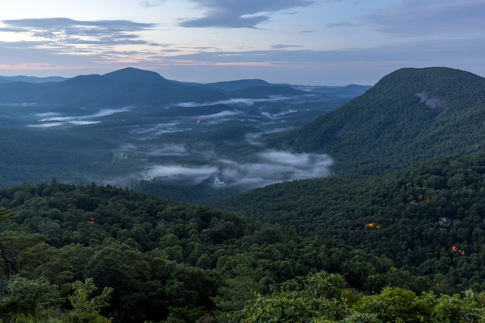 Valley Mist in Highlands, North Carolina
