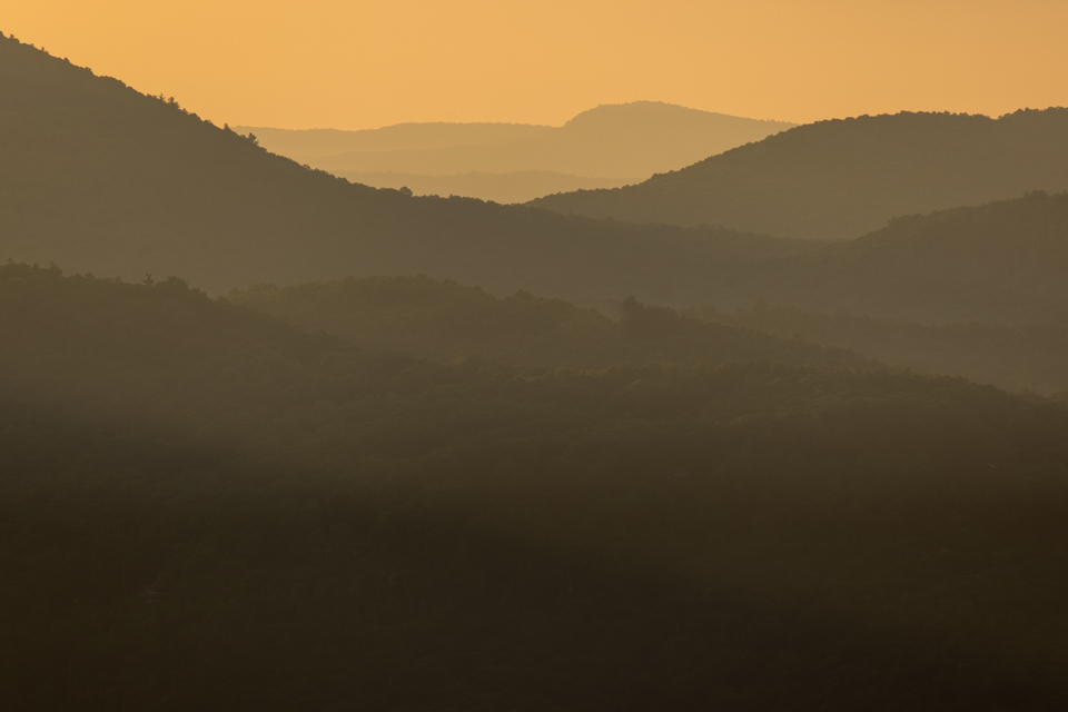 Mountains in Highlands, North Carolina