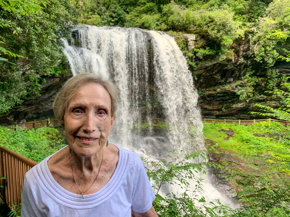 Mom Exploring in Highlands, North Carolina