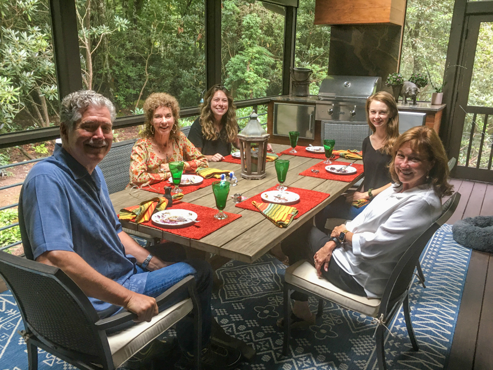 Family Lunch in Highlands, North Carolina