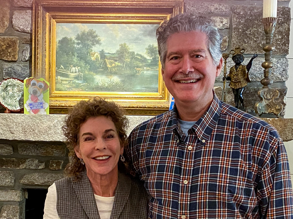Cute Couple in Highlands, North Carolina