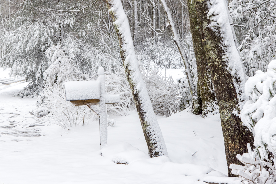 Cold Mailbox in Highlands, North Carolina