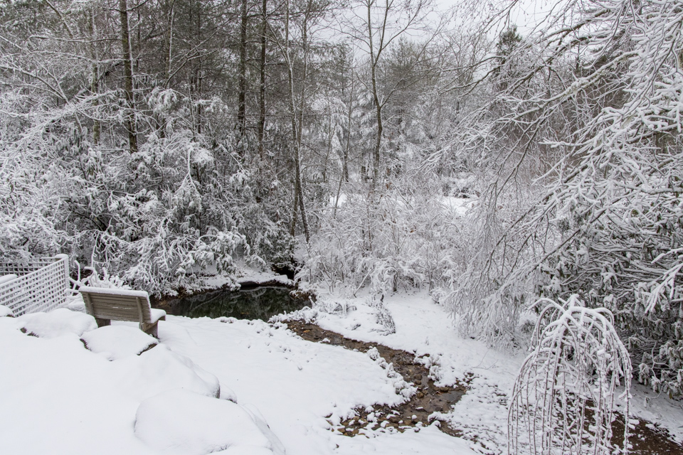 Winter Pond in Highlands, North Carolina