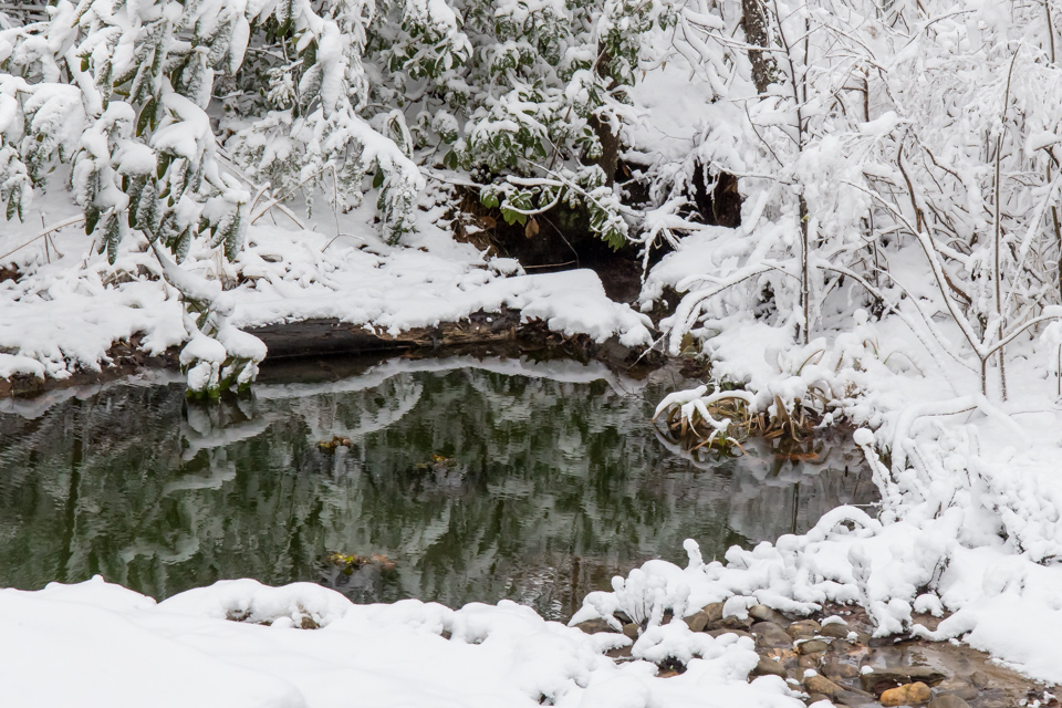 Cold Pond in Highlands, North Carolina