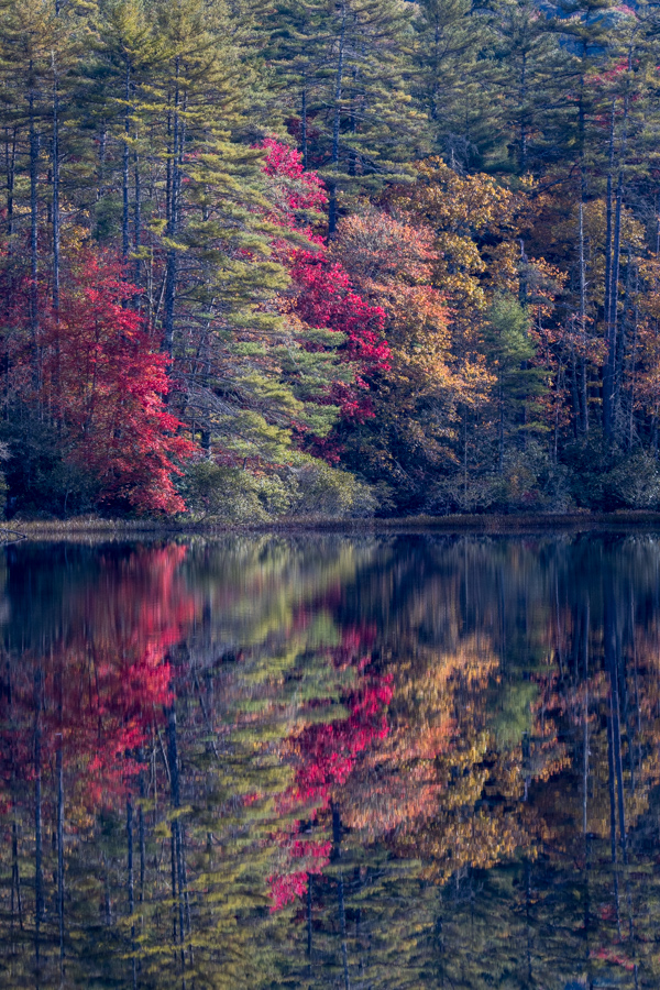 Cliffside Lake in Highlands, North Carolina