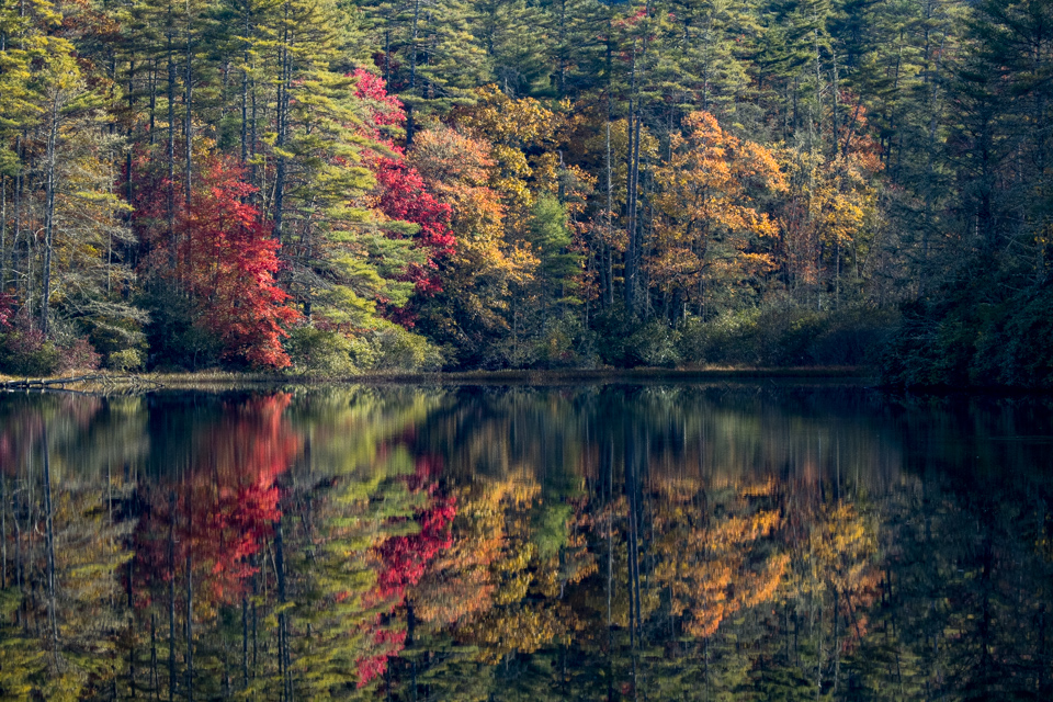 End of the Lake in Highlands, North Carolina