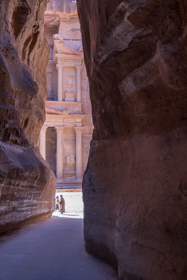 First View in Petra, Jordan
