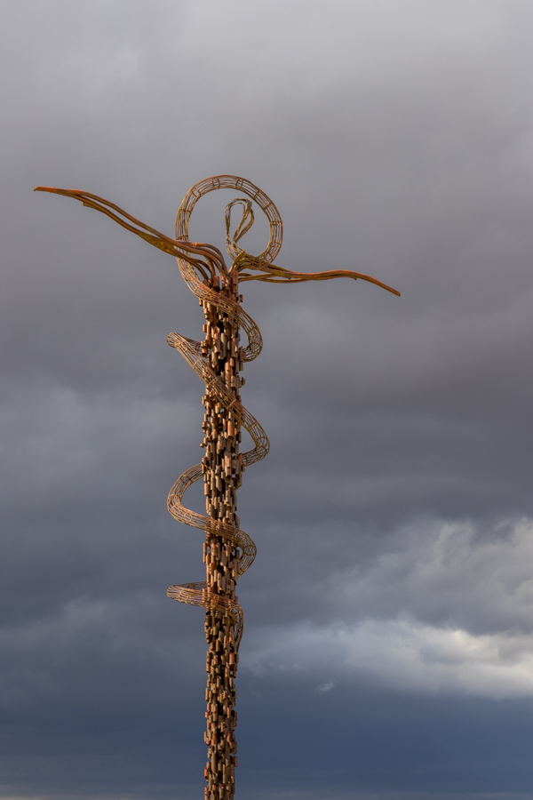Serpentine Cross in Mount Nebo, Jordan