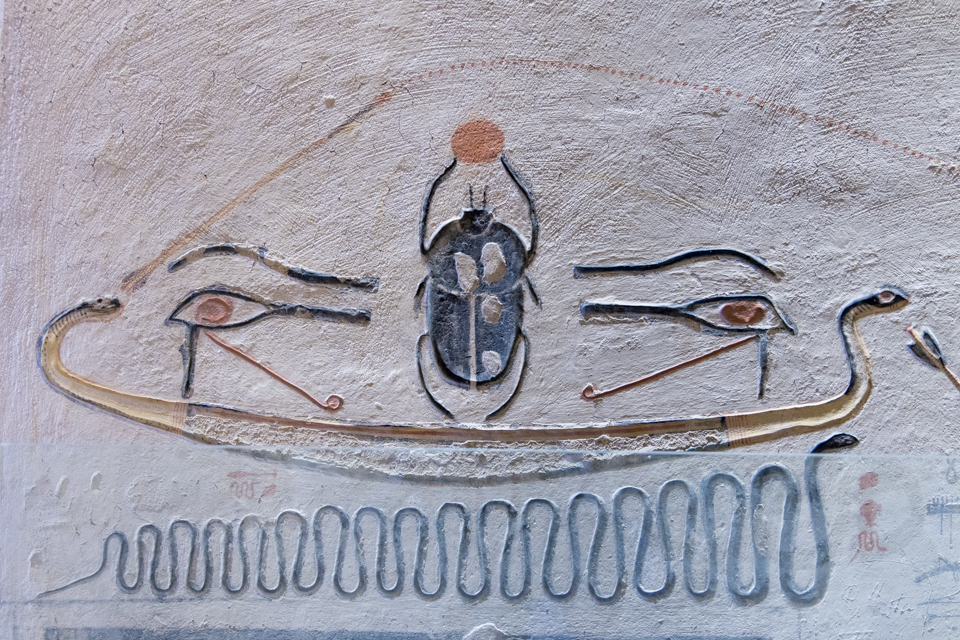 Khepri in Luxor, Egypt