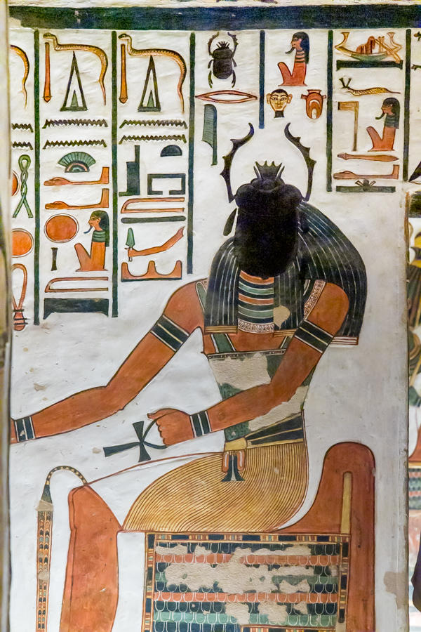 Scarab God in Luxor, Egypt