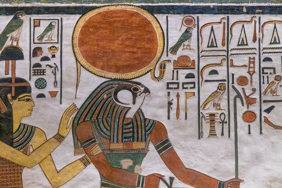 Horus in Luxor, Egypt
