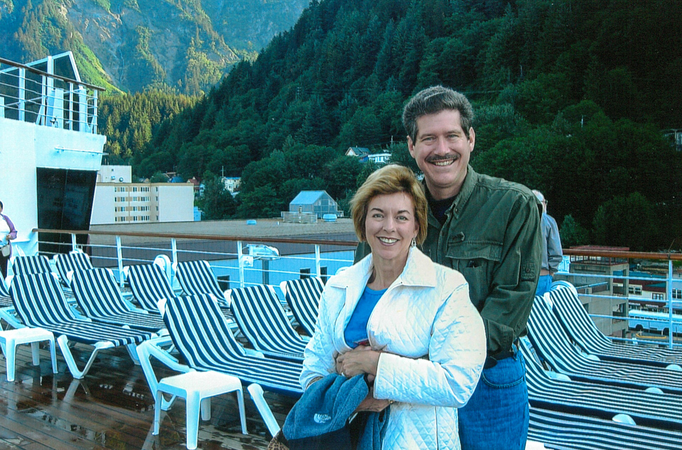 Alaska Cruise Couple in Juneau, Alaska
