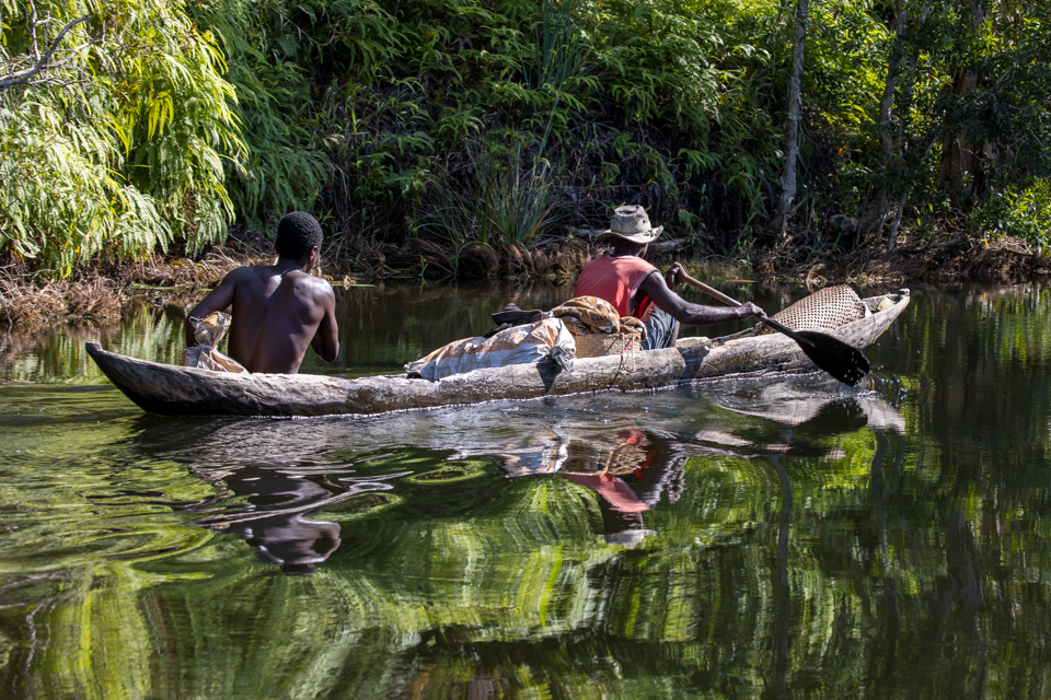 On the Canal in Tamatave, Madagascar