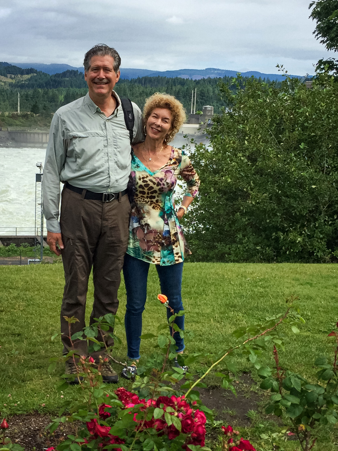 On Lewis and Clark's Trail in Bonneville Dam, Oregon