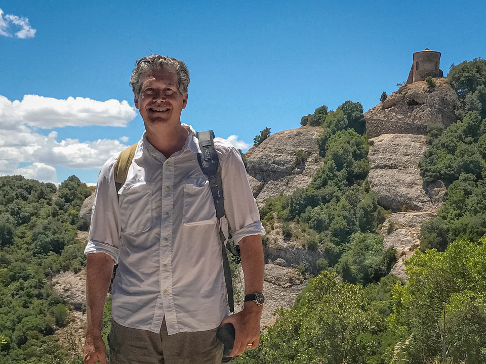 Spanish Hiker in Montserrat, Spain