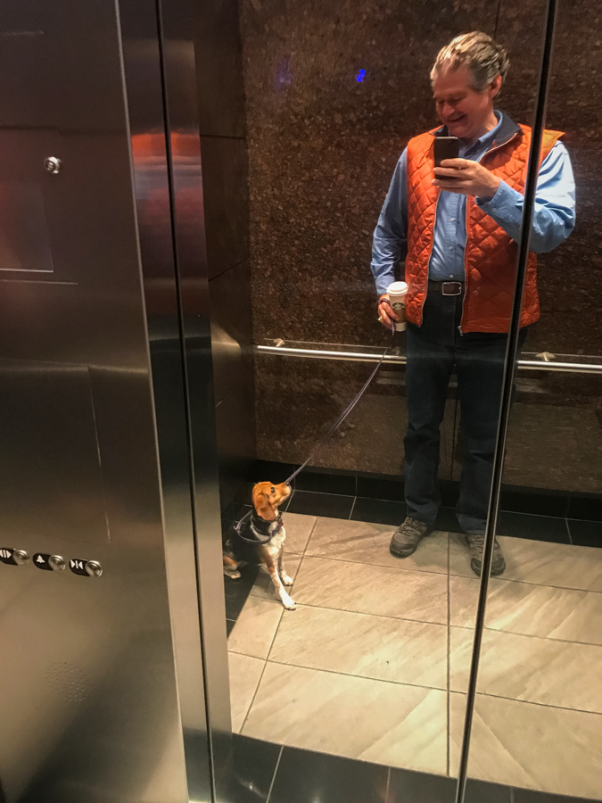 Elevator Ride in Austin, Texas