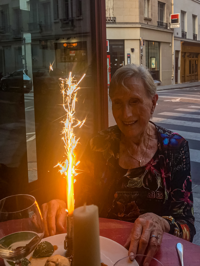 Birthday Flare in Paris, France