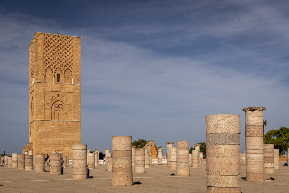 Hassan Tower in Rabat, Morocco