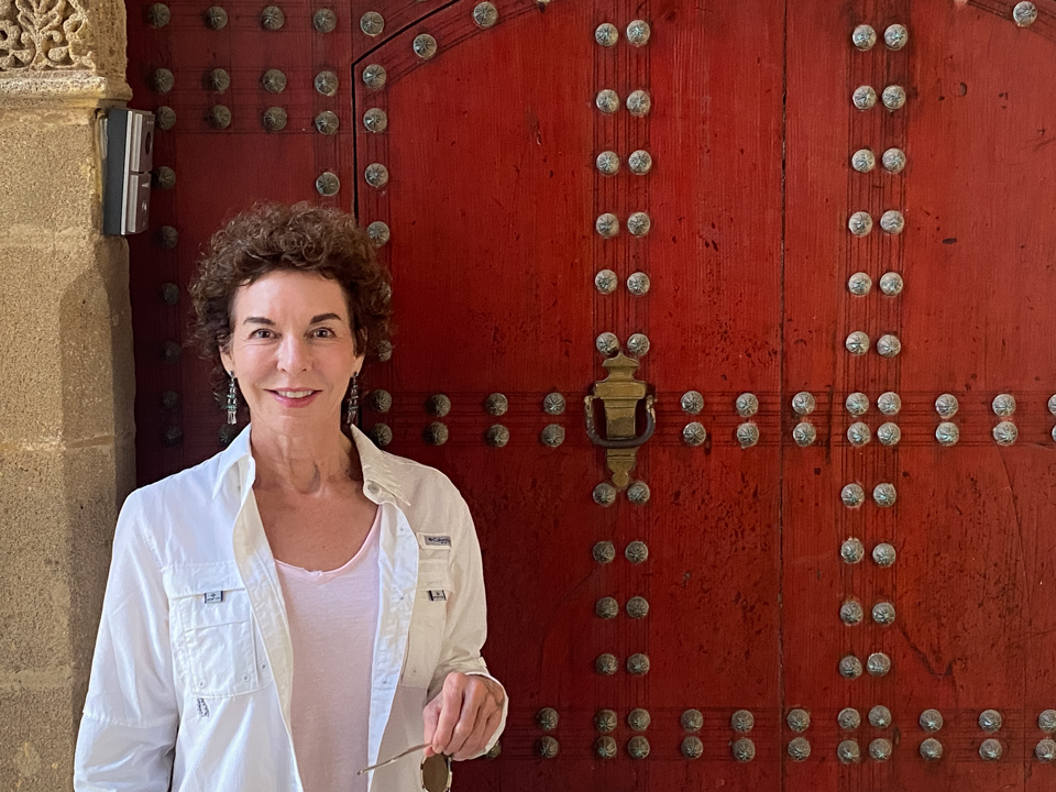 Red Door in Rabat, Morocco