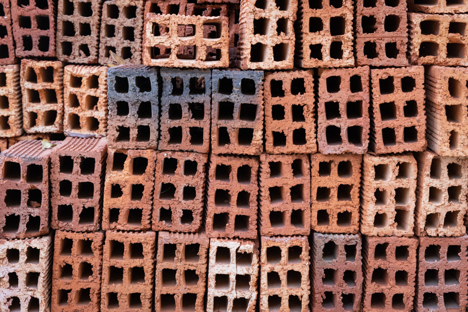 Bricks in Chefchaouen, Morocco