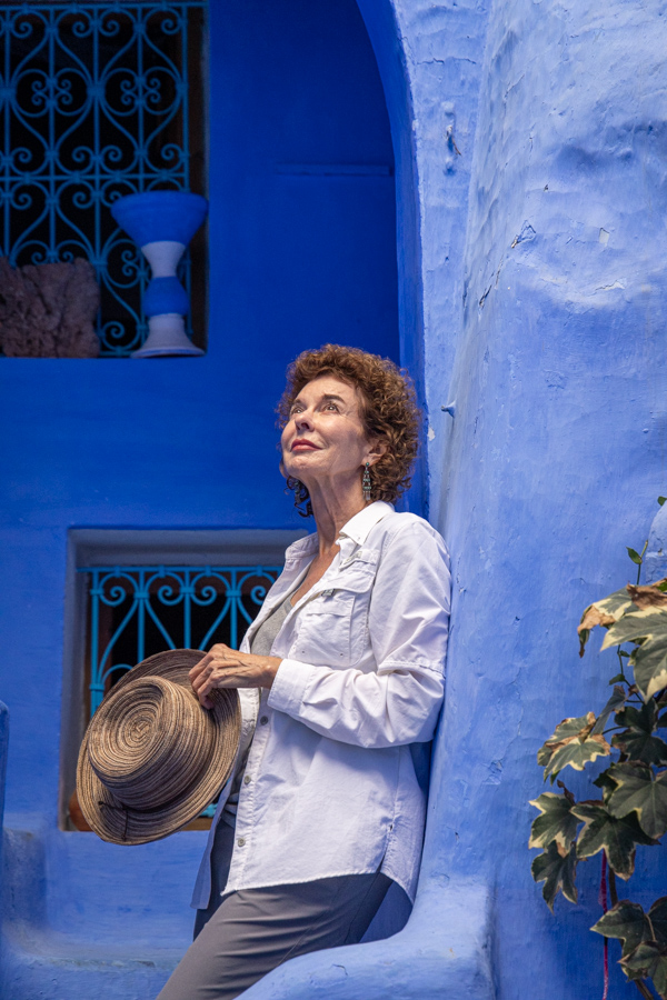 Pretty in Blue in Chefchaouen, Morocco