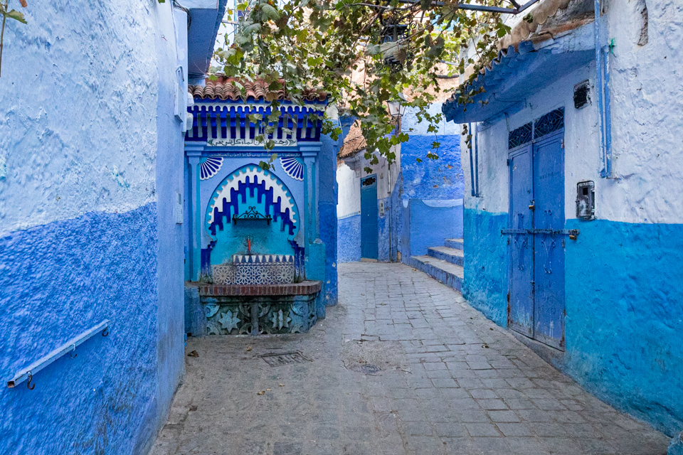Water in Chefchaouen, Morocco