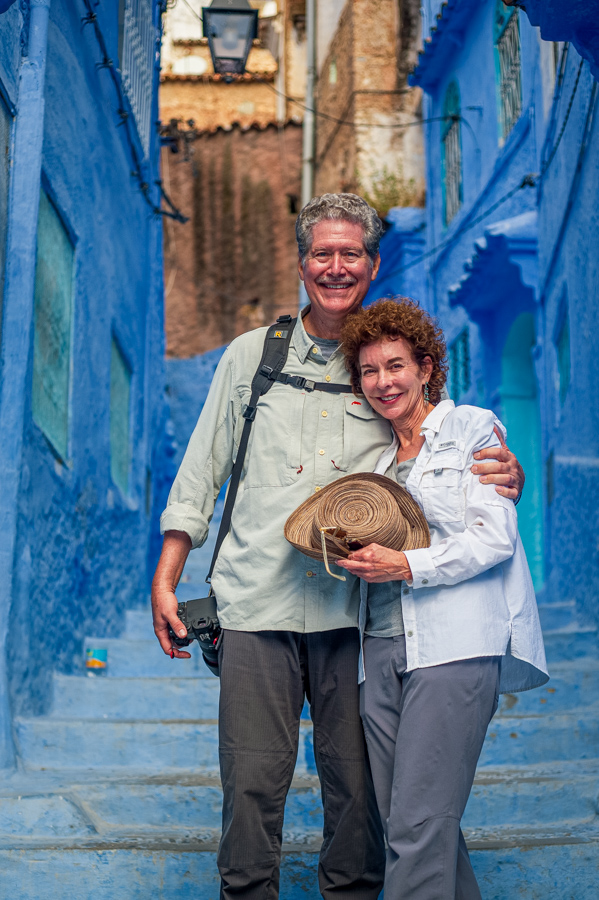 Happy Couple in Chefchaouen, Morocco