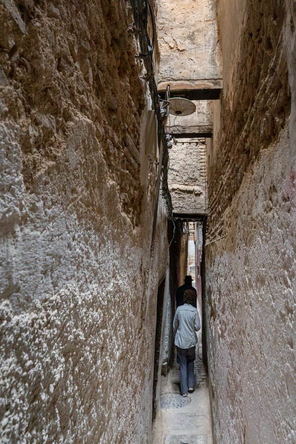 Narrow Passage in Fez, Morocco