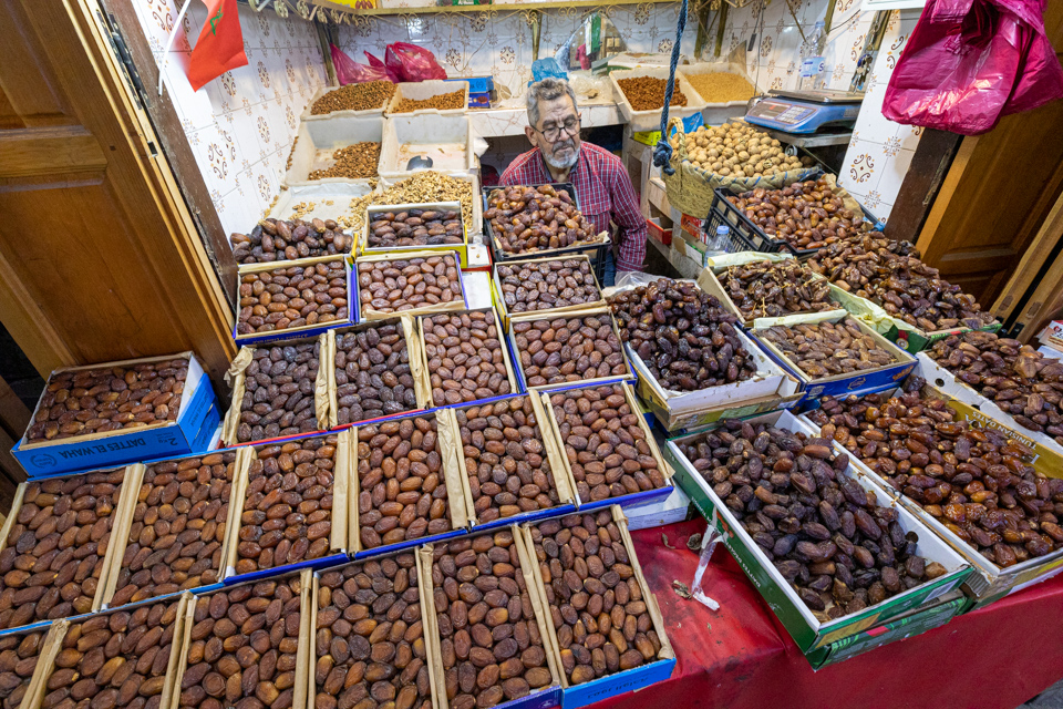 Date Vendor in Fez, Morocco