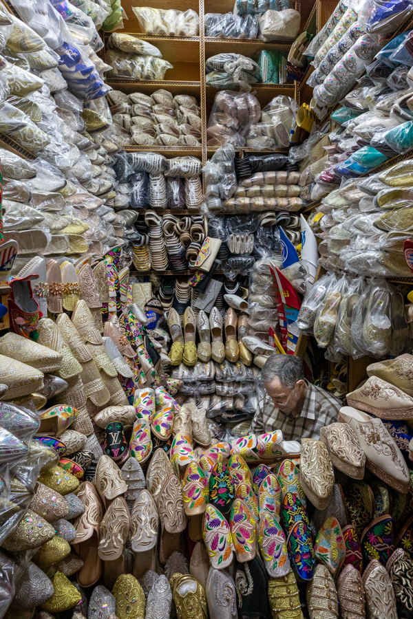 Shoe Store in Fez, Morocco