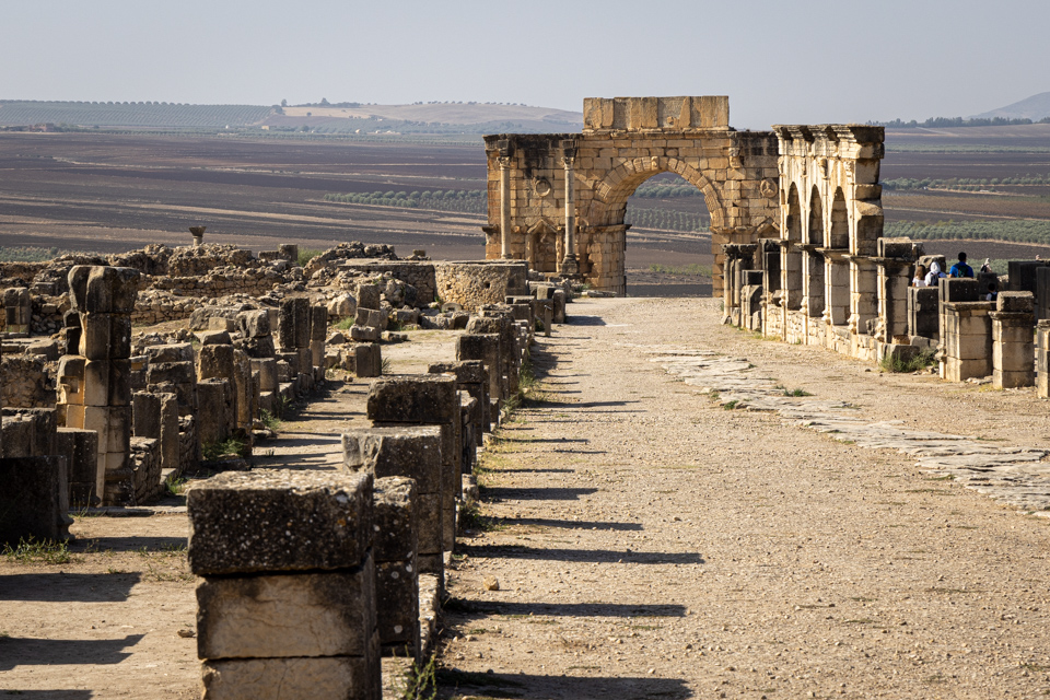 Arch of Caracalla in Volubilis, Morocco