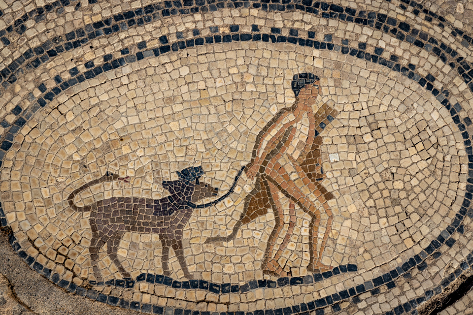 Labors of Hercules in Volubilis, Morocco
