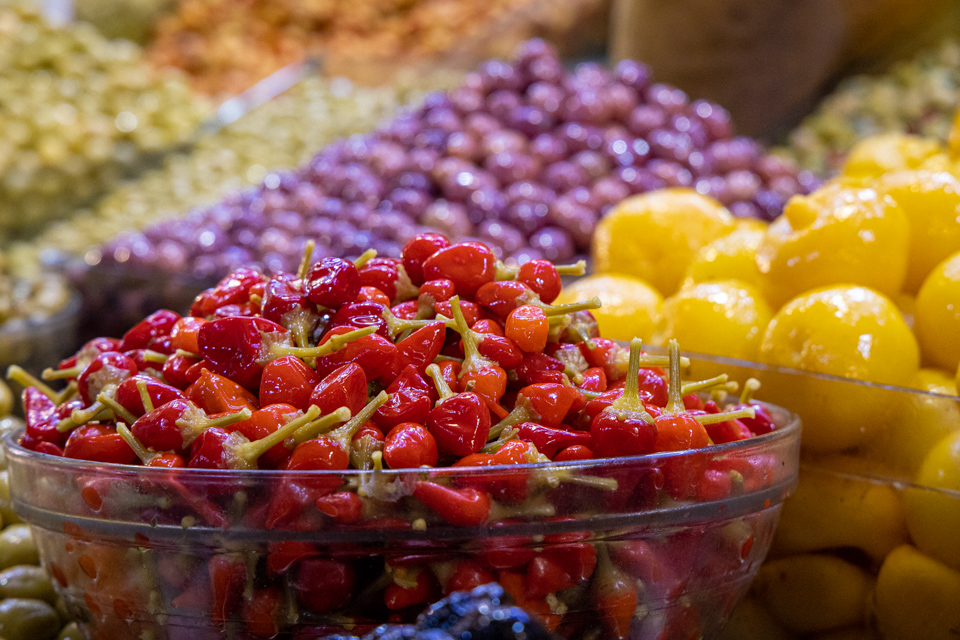 Peppers in Meknes, Morocco